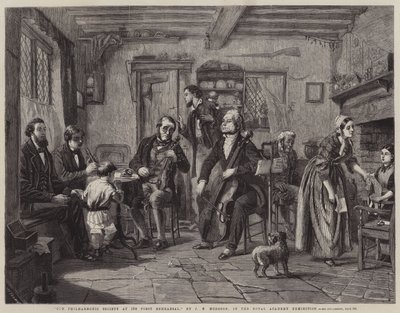 Nasza Filharmonia na swojej pierwszej próbie autorstwa John Evan Hodgson