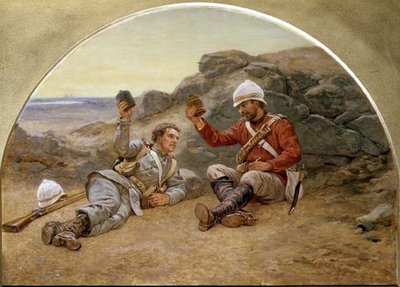 „Królowo, niech Bóg ją zapłać!” autorstwa John Evan Hodgson