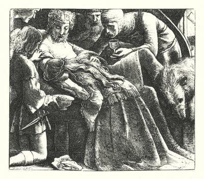 Sen o uczciwych kobietach (grafika) autorstwa John Everett (after) Millais