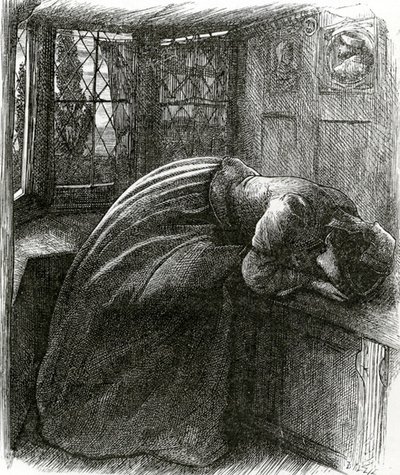 Mariana z wierszy Tennysona autorstwa John Everett (after) Millais