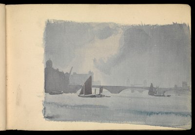 Pejzaż morski, szkicownik autorstwa John Everett