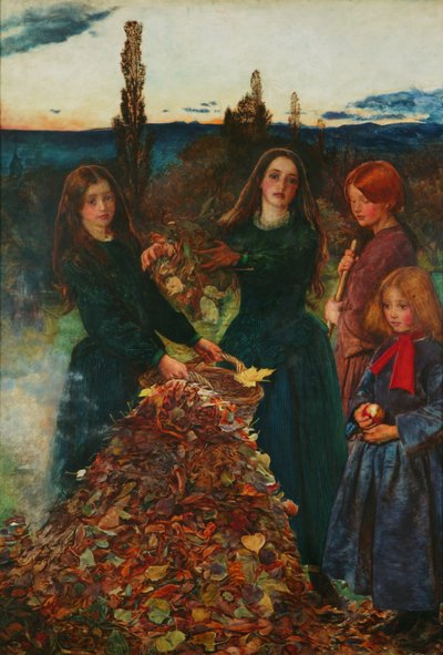 Jesienne liście autorstwa John Everett Millais