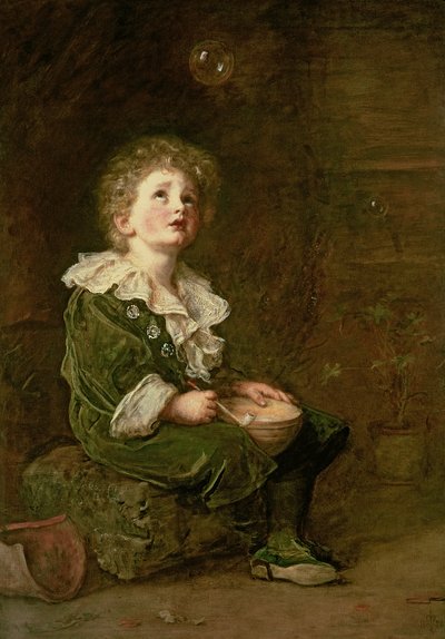Bąbelki, 1886 autorstwa John Everett Millais