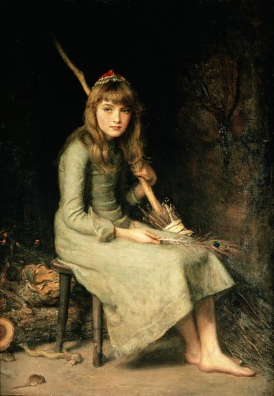 Kopciuszek, 1881 autorstwa John Everett Millais
