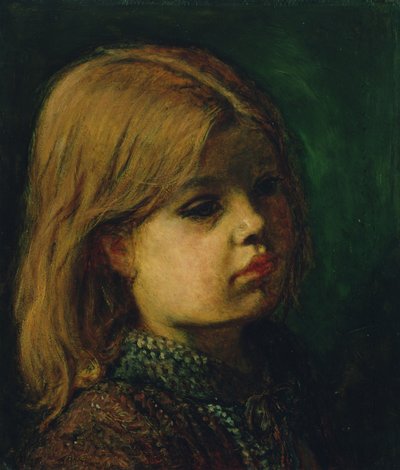 Głowa dziewczyny autorstwa John Everett Millais