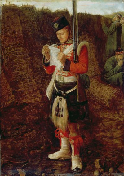 Wiadomości z domu, 1856-57 autorstwa John Everett Millais