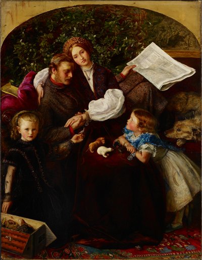 Pokój zawarty, 1856 autorstwa John Everett Millais