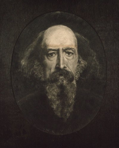 Portret Alfreda, Lorda Tennysona 1809-1892. autorstwa John Everett Millais