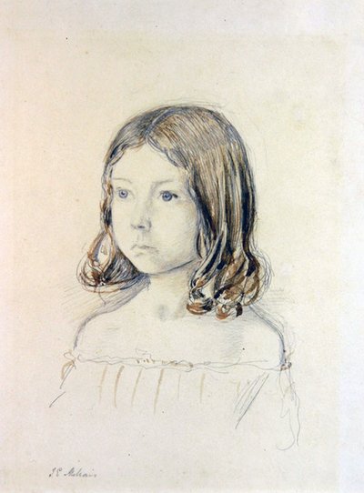 Portret Marii Gertrudy Holmes autorstwa John Everett Millais