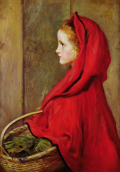 Czerwony Kapturek autorstwa John Everett Millais
