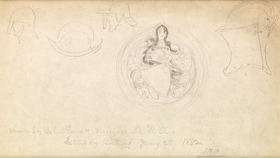 Szkic do herbu, 1862 autorstwa John Everett Millais