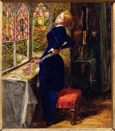 Studiuj dla Mariany w Fosa (patrz MAK 618) autorstwa John Everett Millais