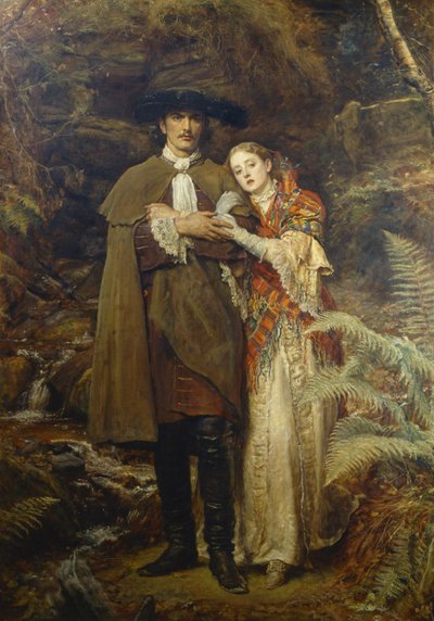 Narzeczona Lammermoor autorstwa John Everett Millais