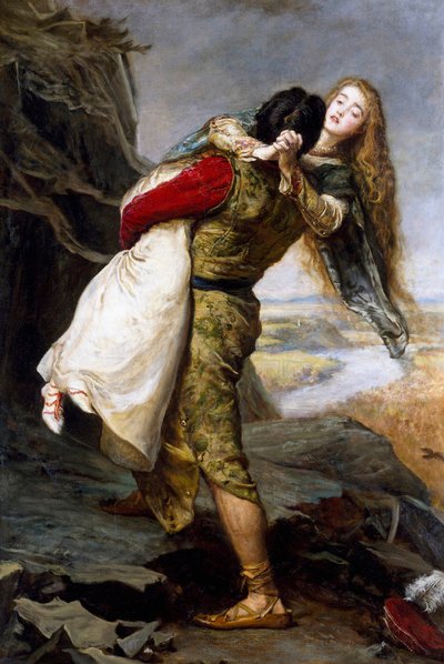 Korona miłości autorstwa John Everett Millais