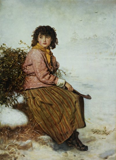 Zbieracz jemioły, 1894 autorstwa John Everett Millais