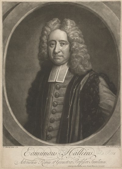 Edmunda Halleya autorstwa John Faber the younger