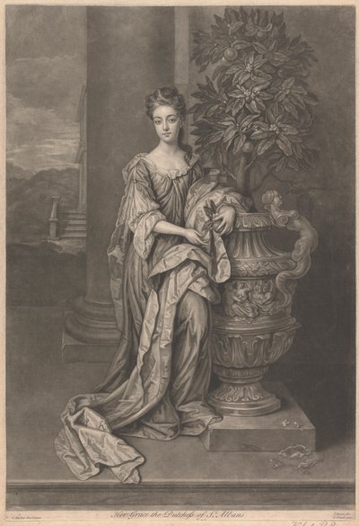 Jej Ekscelencja Księżna St. Albans autorstwa John Faber the younger