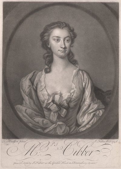 Pani Cibber autorstwa John Faber the younger