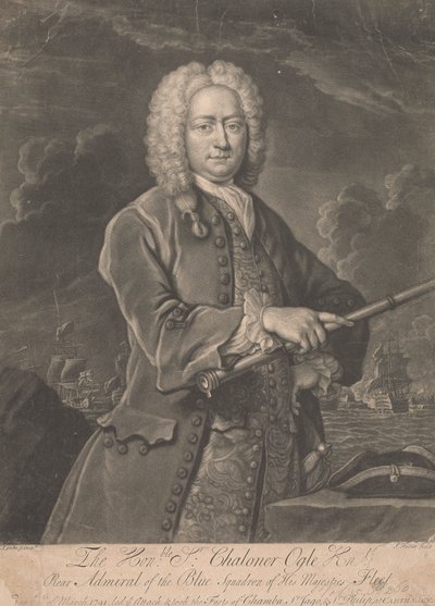 Sir Chaloner Ogle autorstwa John Faber the younger