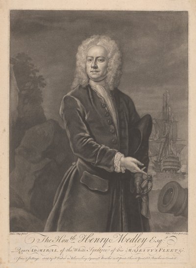 Czcigodny Henry Medley Esq. autorstwa John Faber the younger