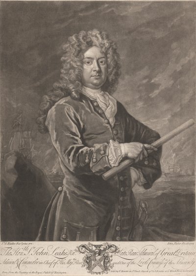 O Honorável John Leakepolish autorstwa John Faber the younger