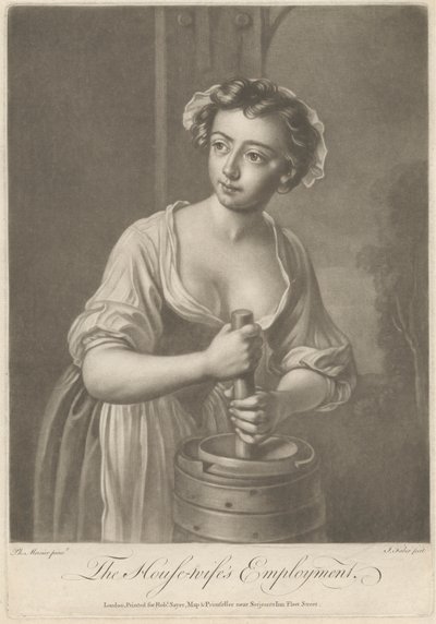 Zatrudnienie gospodyni domowej autorstwa John Faber the younger