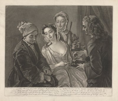 Poranna róża, co zrobi biedny Harpaks! autorstwa John Faber the younger