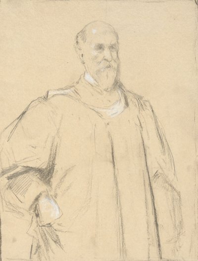 Sędzio Wayland, studiuj do obrazu w Yale autorstwa John Ferguson Weir