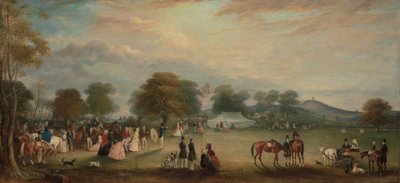 Spotkanie łucznicze w Bradgate Park, Leicestershire autorstwa John Ferneley