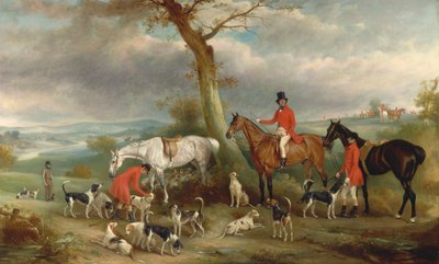 Thomas Wilkinson, MFH, z Hurworth Foxhounds autorstwa John Ferneley