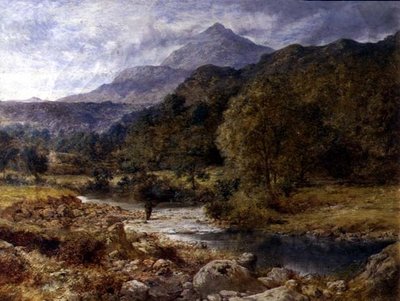 Moel Siabod z Capel Curig w północnej Walii autorstwa John Finnie
