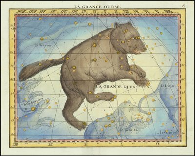 1776 - John Flamsteed - La Grande Ourse (Ursa Major) autorstwa John Flamsteed