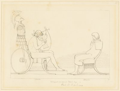 Achilles i Patroklos autorstwa John Flaxman