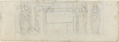 Projekt pomnika autorstwa John Flaxman