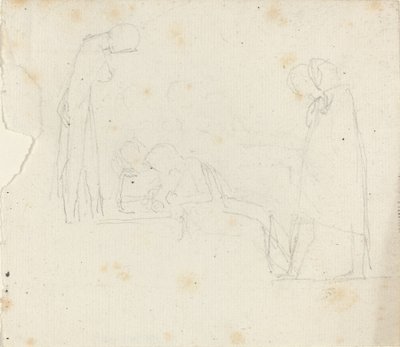 Grupa Pięciu Figur autorstwa John Flaxman