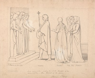 Ilustracja do Postępu Pielgrzyma autorstwa John Flaxman