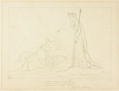 Juno Comanding the Sun to Set autorstwa John Flaxman