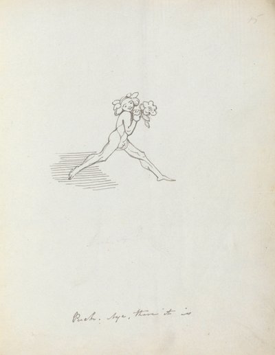 Krążek do hokeja. Tak jest, 1783 (pióro, tusz i pranie na papierze) autorstwa John Flaxman