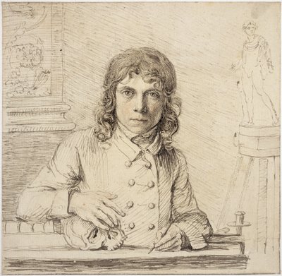 Autoportret w wieku 24 lat, 1779 autorstwa John Flaxman