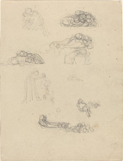 Arkusz studiów autorstwa John Flaxman