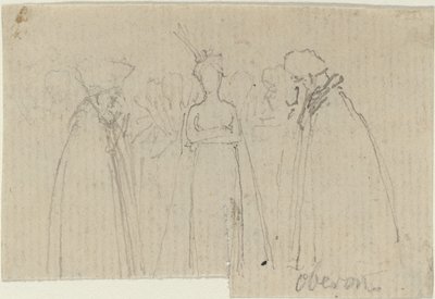 Arkusz studiów [recto i verso] autorstwa John Flaxman