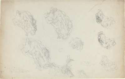 Arkusz studiów [recto i verso] autorstwa John Flaxman