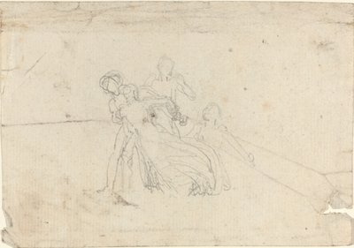 Arkusz studiów [recto i verso] autorstwa John Flaxman