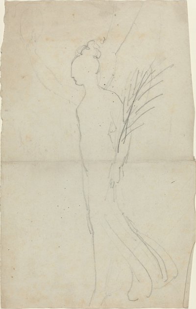 Krocząca samica z dłonią autorstwa John Flaxman