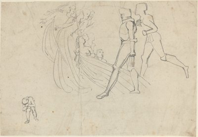 Studiuj postępy pielgrzyma (?) autorstwa John Flaxman