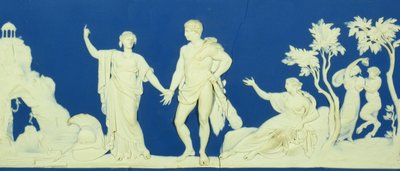 Wybór Herkulesa, tablica Wedgwood (jasperware) autorstwa John Flaxman