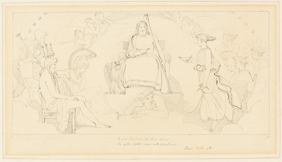 Rada Bogów autorstwa John Flaxman