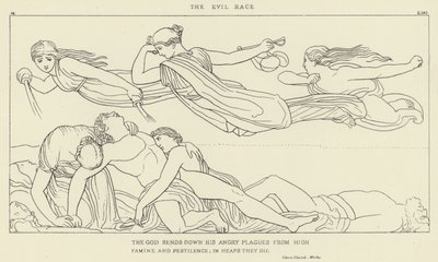 Zła rasa autorstwa John Flaxman