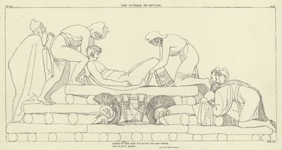 Pogrzeb Hektora autorstwa John Flaxman