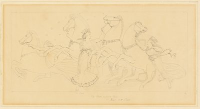 Godziny zabierania koni z samochodu Juno autorstwa John Flaxman